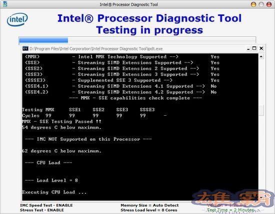 Công cụ chẩn đoán bộ xử lý chính thức của Intel